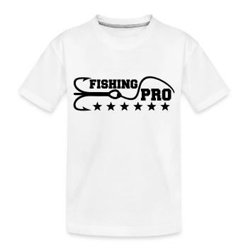 Fishing Pro - T-shirt bio Premium Enfant - blanc - Devant