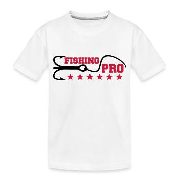 Fishing Pro - T-shirt bio Premium Enfant - blanc - Devant