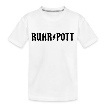 Ruhrpott - Kinder Premium Bio T-Shirt - Weiß - Vorne