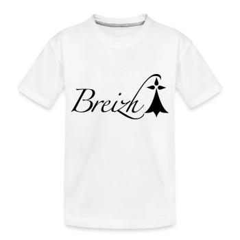 Breizh Bretagne - T-shirt bio Premium Enfant - blanc - Devant