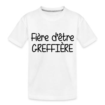 Greffier / Greffière / Loi / Tribunal / Justice - T-shirt bio Premium Enfant - blanc - Devant