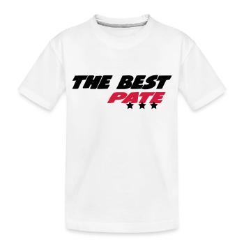 The best pate - Kids' Premium Organic T-Shirt - white - Front