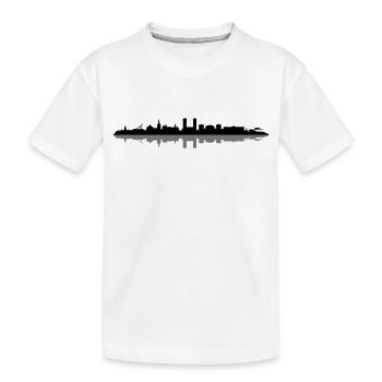 Skyline - Oslo - Kinder Premium Bio T-Shirt - Weiß - Vorne