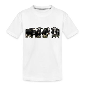 Vaches. vaches - T-shirt bio Premium Enfant - blanc - Devant