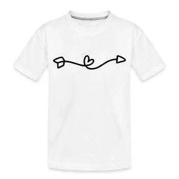 Arrow | right Arrows - Kids' Premium Organic T-Shirt - white - Front