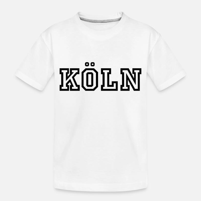 Köln - Kinder Premium Bio T-Shirt - Weiß