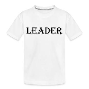 Leader - T-shirt bio Premium Enfant - blanc - Devant