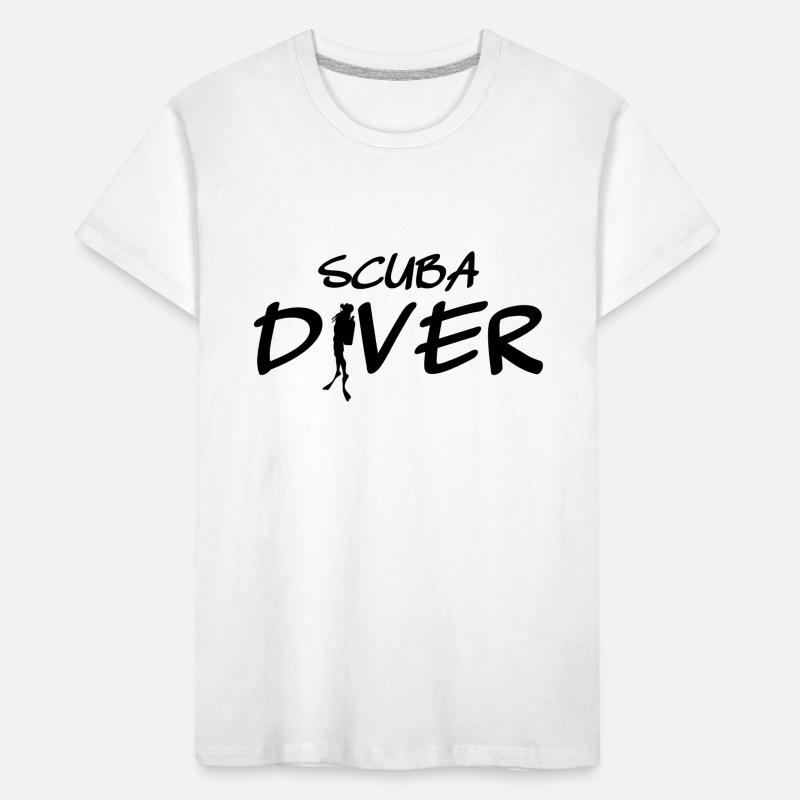 Taucher Geschenkidee Kinder Premium Bio T-Shirt
