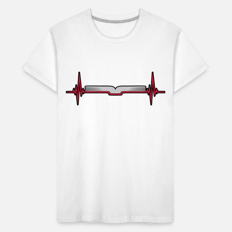 Pulse Rate Frequency Pages Book Kids' Premium Organic T-Shirt