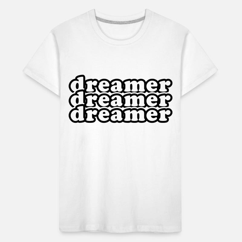 Träumer Träumer Träumer, Motivationstext wiederholen Kinder Premium Bio T-Shirt