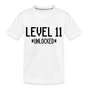 11. Geburtstag Geschenk Gaming - Kinder Premium Bio T-Shirt - Weiß - Vorne