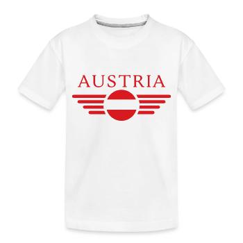 Autriche - T-shirt bio Premium Enfant - blanc - Devant