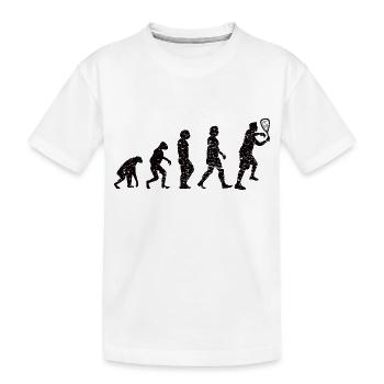Squash Racquetball Racquetball Player Squash Game - Kids' Premium Organic T-Shirt - white - Front