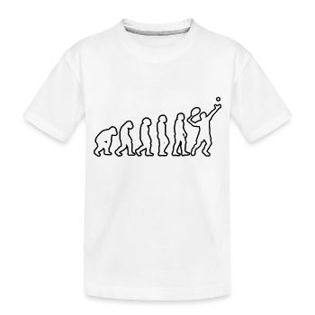 Club de tennis Joueurs de tennis Amateurs de tennis Tennis - T-shirt bio Premium Enfant - blanc - Devant