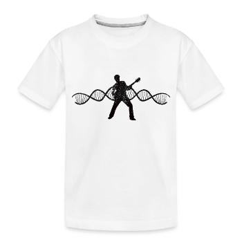 Guitare Instrument pincé Guitariste d’instruments de musique - T-shirt bio Premium Enfant - blanc - Devant