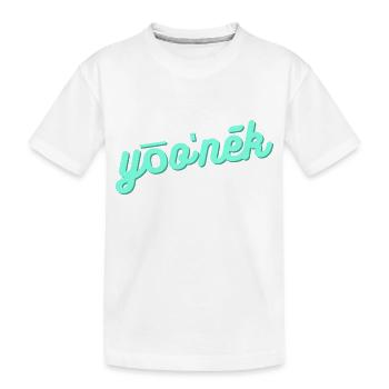 Einzigartig / unique - Kinder Premium Bio T-Shirt - Weiß - Vorne