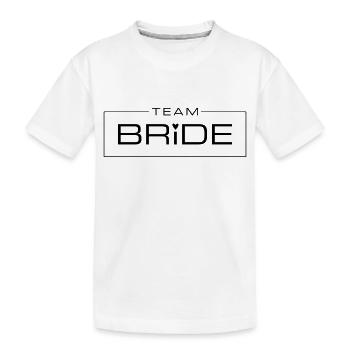 Équipe mariage nuptial - T-shirt bio Premium Enfant - blanc - Devant