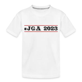 Jga 2023 - Kinder Premium Bio T-Shirt - Weiß - Vorne