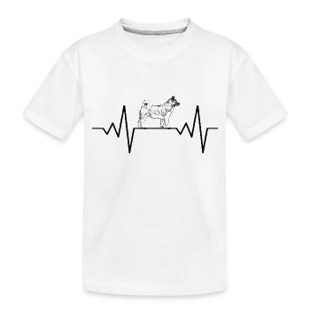 Chien de chasse - T-shirt bio Premium Enfant - blanc - Devant
