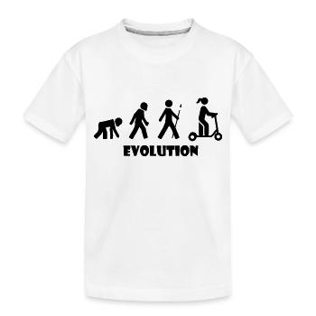 E-Scooter Roller Scooter - T-shirt bio Premium Enfant - blanc - Devant