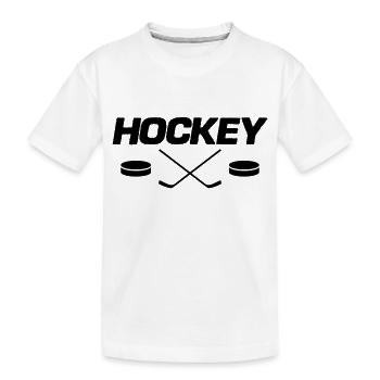 hockey - T-shirt bio Premium Enfant - blanc - Devant