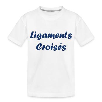 ligaments croises - T-shirt bio Premium Enfant - blanc - Devant