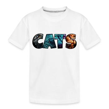My Design - Kinder Premium Bio T-Shirt - Weiß - Vorne