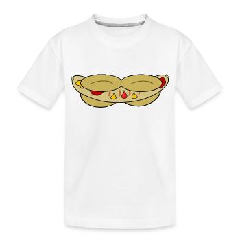 Bratwurst - Kinder Premium Bio T-Shirt - Weiß - Vorne