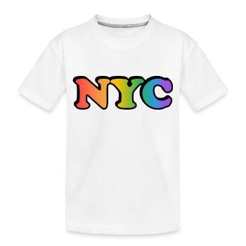 Gay NYC - T-shirt bio Premium Enfant - blanc - Devant