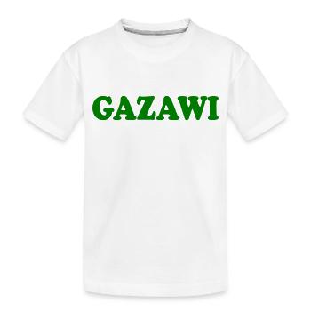 Gazawi gaza - T-shirt bio Premium Enfant - blanc - Devant