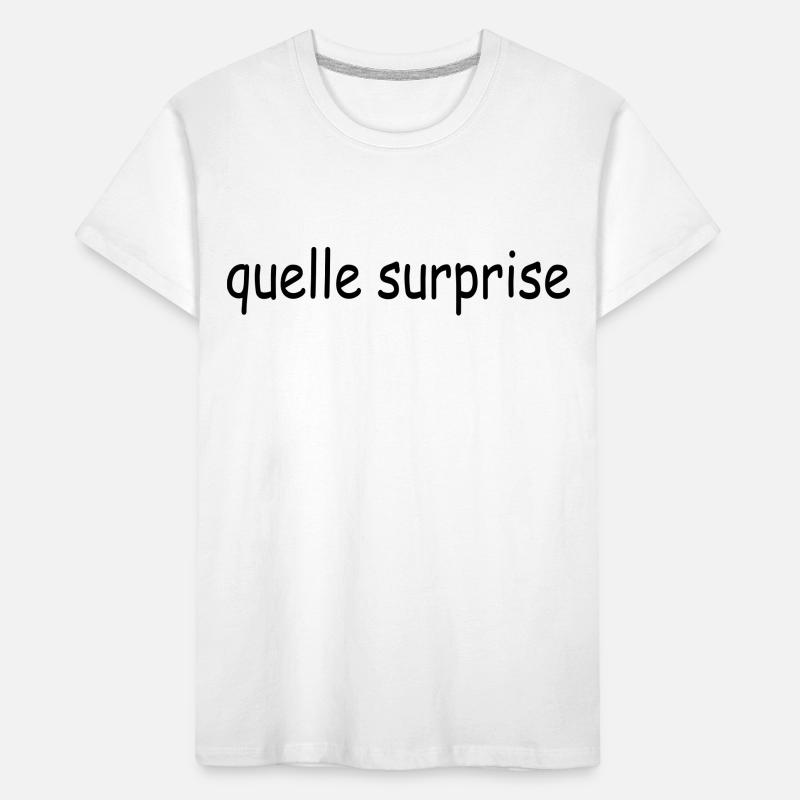 Source: Surprise Kids' Premium Organic T-Shirt