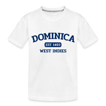 Dominica - Roseau - Caribbean - West Indies - Kids' Premium Organic T-Shirt - white - Front