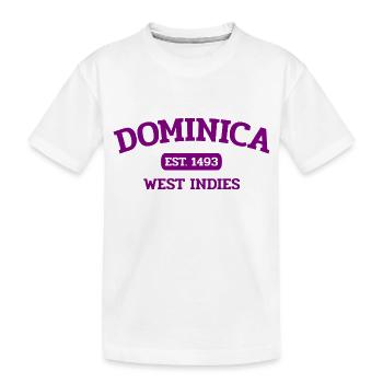 Dominica - Roseau - Caribbean - West Indies - Kids' Premium Organic T-Shirt - white - Front