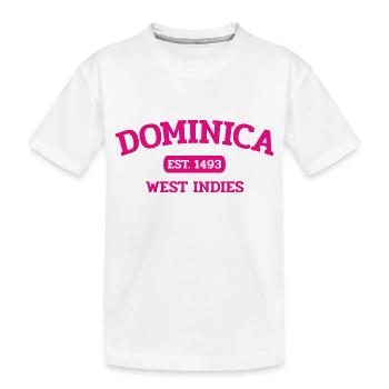 Dominica - Roseau - Caribbean - West Indies - Kids' Premium Organic T-Shirt - white - Front