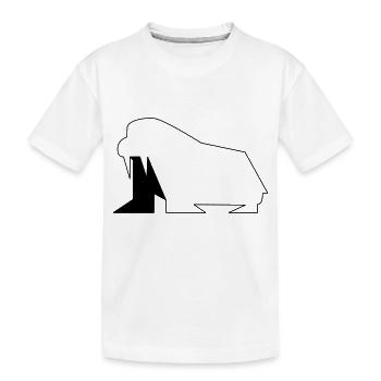 Morse 02 - T-shirt bio Premium Enfant - blanc - Devant