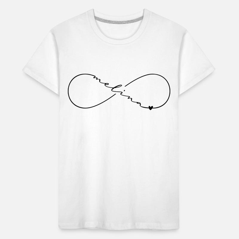 Melina Name Infinitysymbol Kinder Premium Bio T-Shirt