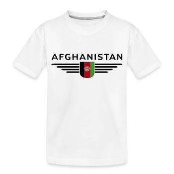 Afghanistan Design – Fierté et culture - T-shirt bio Premium Enfant - blanc - Devant