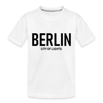 Berlin -City of Lights - Germany - Deutschland - Kids' Premium Organic T-Shirt - white - Front