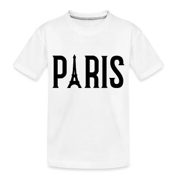 Paris - T-shirt bio Premium Enfant - blanc - Devant