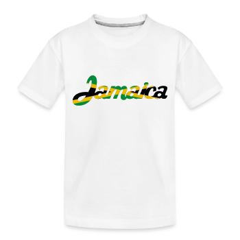 Jamaica - Kinder Premium Bio T-Shirt - Weiß - Vorne