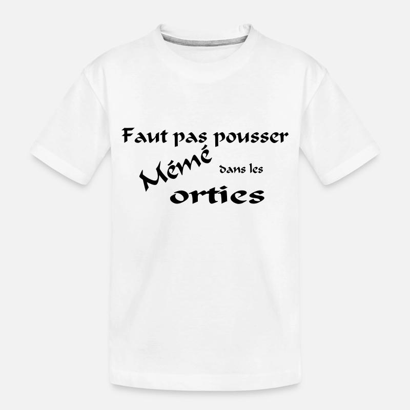 mémé orties - T-shirt bio Premium Enfant - blanc