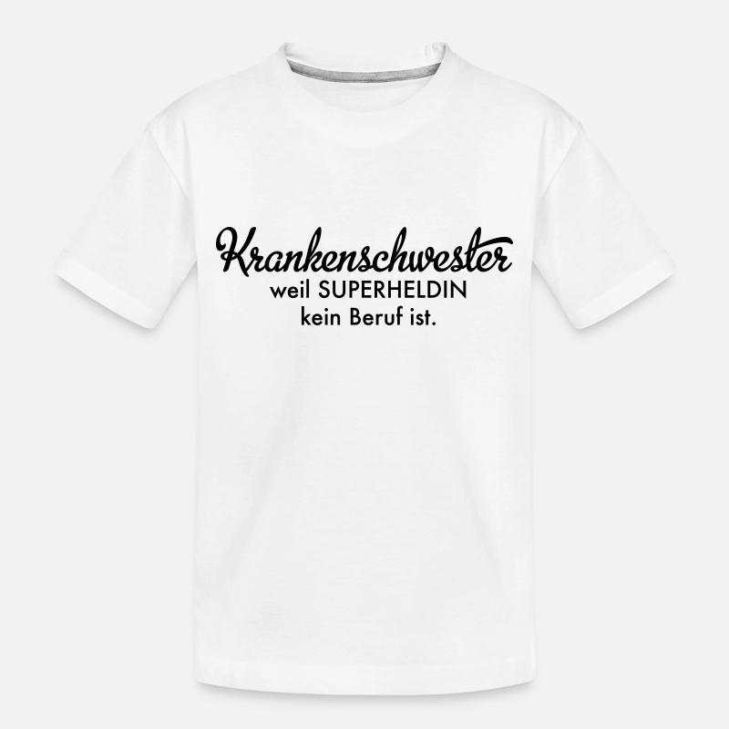 Krankenschwester - Kinder Premium Bio T-Shirt - Weiß