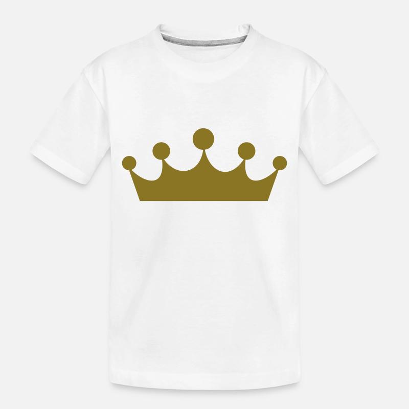 crown 16 plain 2010 10 05 1c - Kinder Premium Bio T-Shirt - Weiß