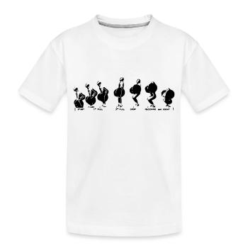 Squat Clean - T-shirt bio Premium Enfant - blanc - Devant