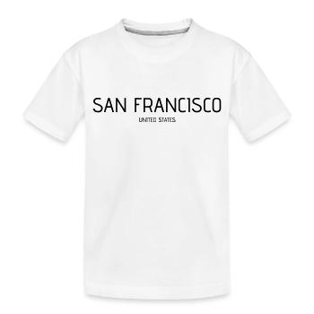 San Francisco - T-shirt bio Premium Enfant - blanc - Devant