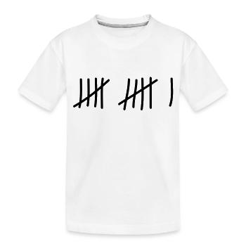 tage_zaehlen_11 - Kinder Premium Bio T-Shirt - Weiß - Vorne