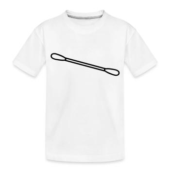 cotton_swab - T-shirt bio Premium Enfant - blanc - Devant