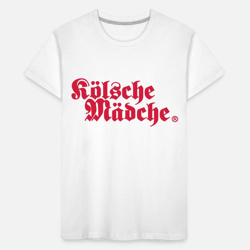 Kölsche Mädche - Cities Kinder Premium Bio T-Shirt