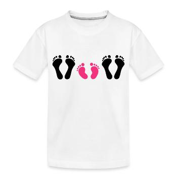 Familie - Kinder Premium Bio T-Shirt - Weiß - Vorne