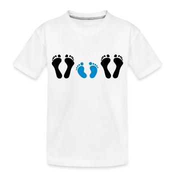 Familie - Kinder Premium Bio T-Shirt - Weiß - Vorne